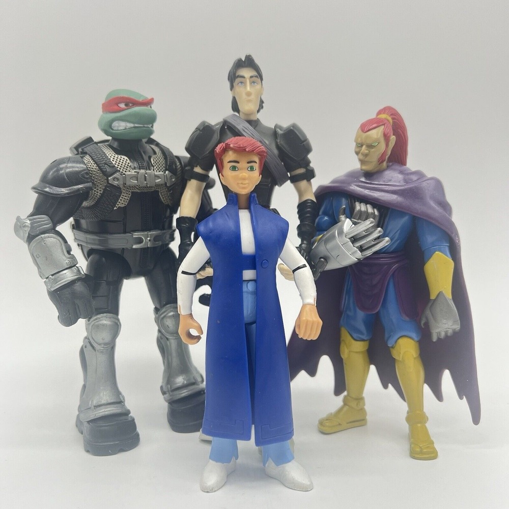 Teenage Mutant Ninja Turtles Action Figure Lot Casey Raphael Cody Tekko Kagi Toy
